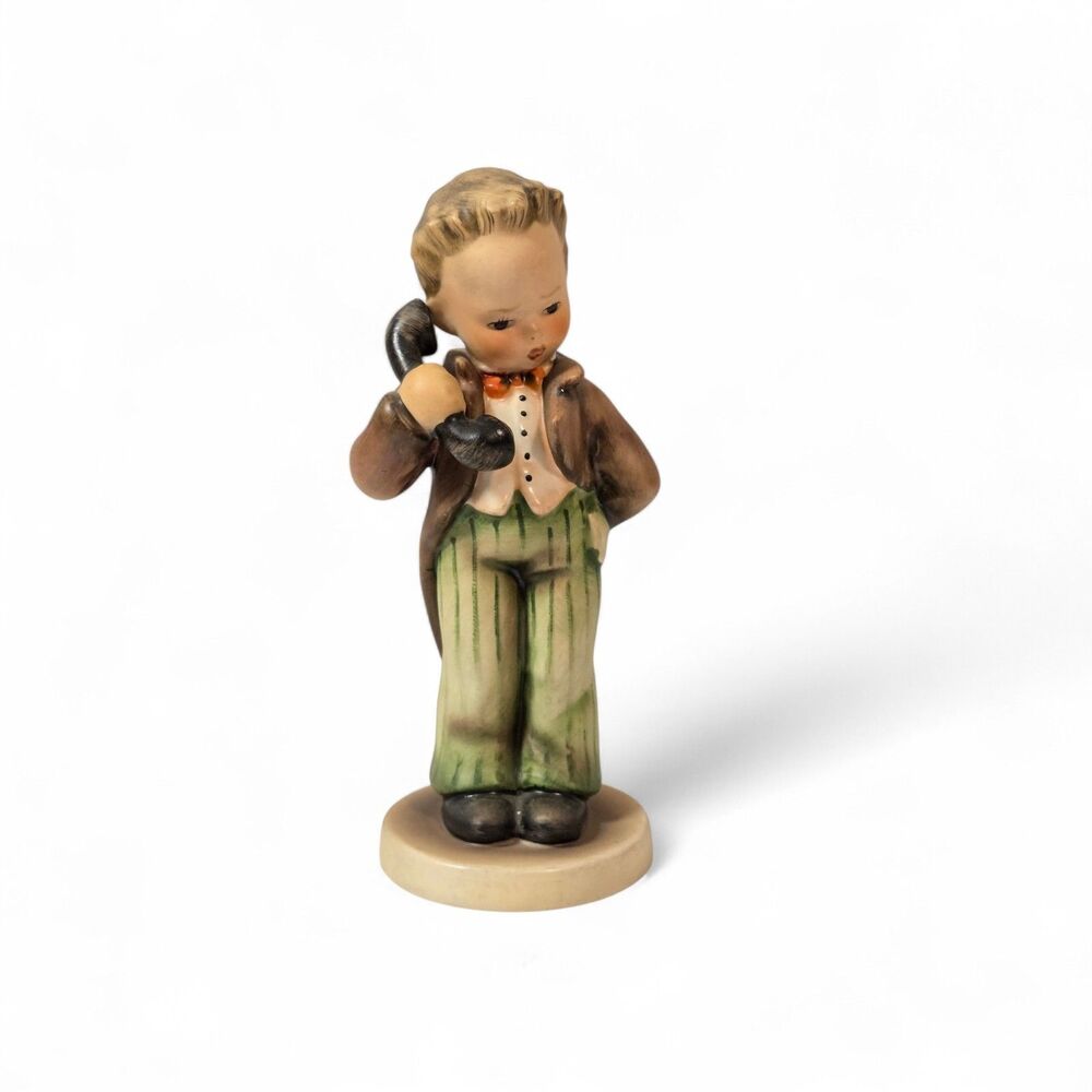 Vintage Goebel Hummel #124 "Hello" Figurine TMK-3 Stylized Bee 6" W Germany